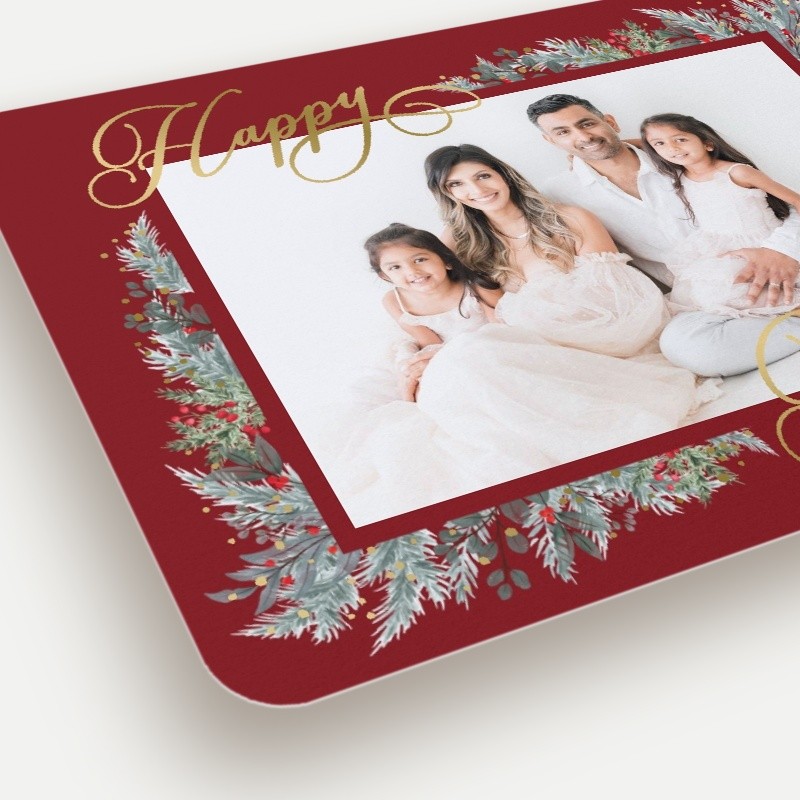 Wrapped Botanicals Holiday Card