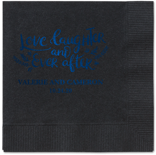 Royal Blue Wedding Napkins
