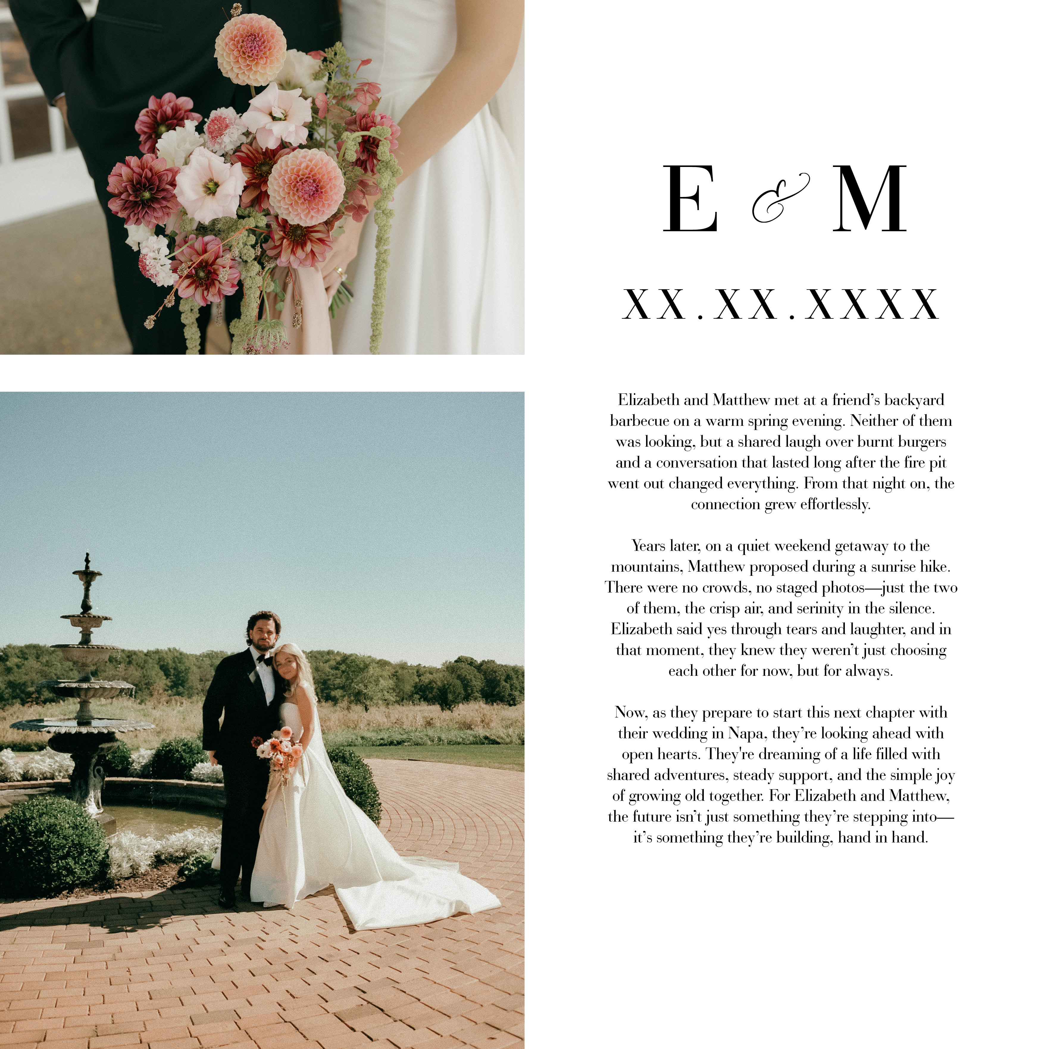 Timeless Love Story Calendar 12x12 undefined  Wall Calendar