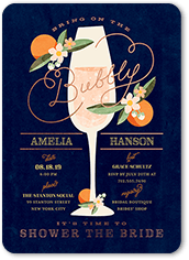 Sweet Nectarine 5x7 Foil Stamped