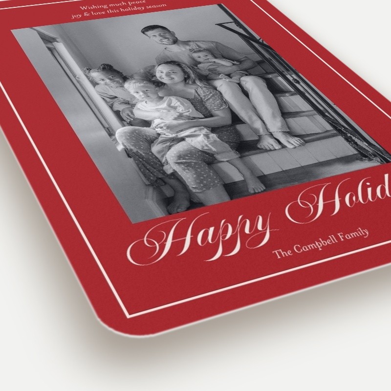 Elegant Frame Holiday Card