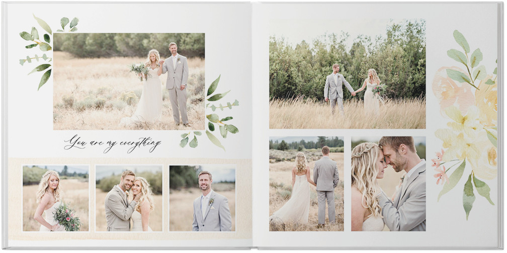 Watercolor Floral Wedding by Kim Thoa 10x10 undefined  Photo Book