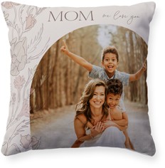 Stenciled Floral Arch