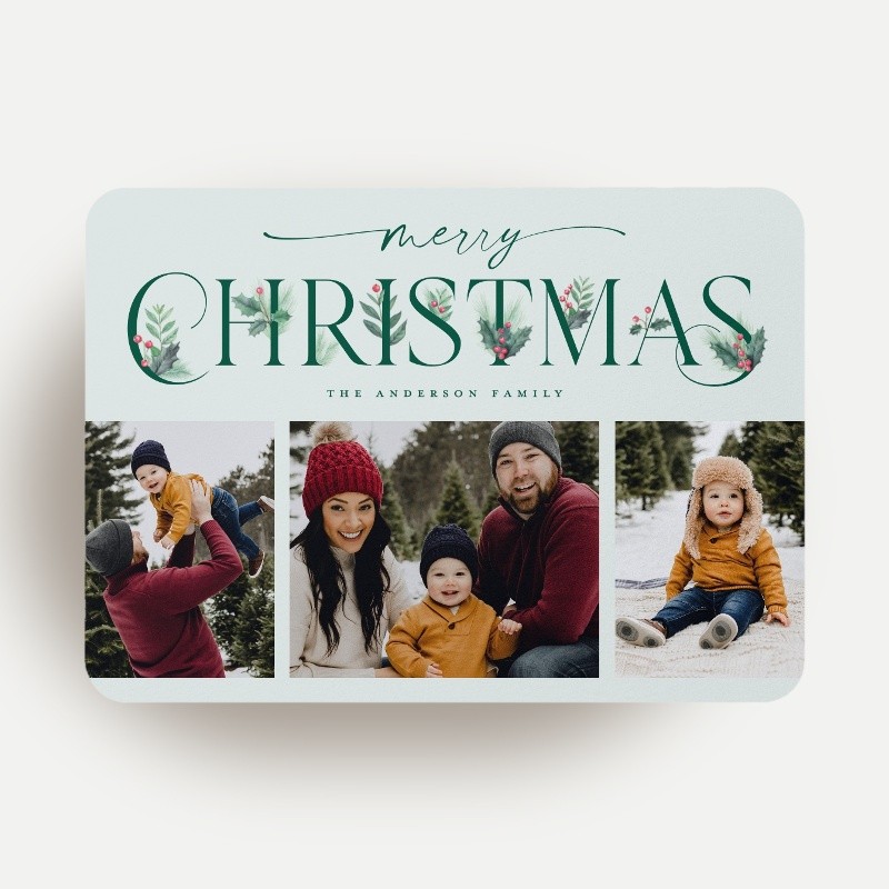Classic Statement Holiday Card