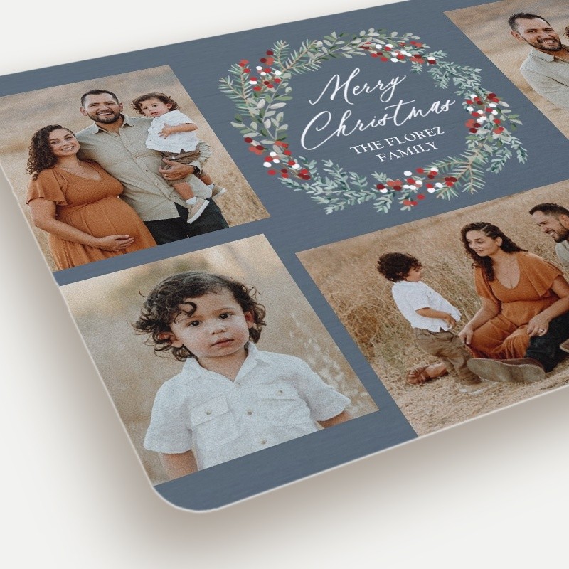 Berry Wreath Holiday Card