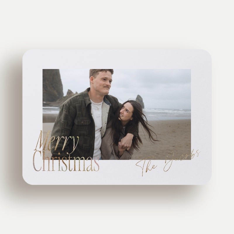 Statement Foil Holiday Card