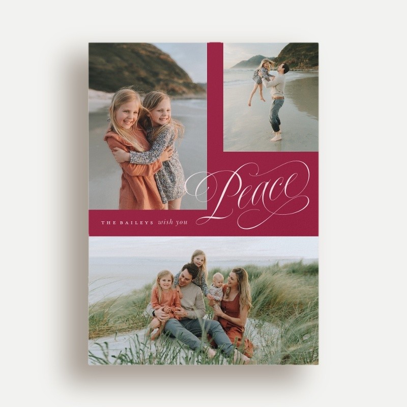 Joy Script Holiday Card