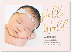 Welcome To The World