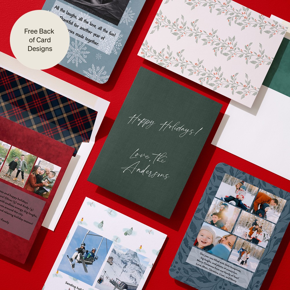 Frost Tinged Foliage Holiday Invitation
