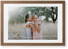 Double Heart Line Art