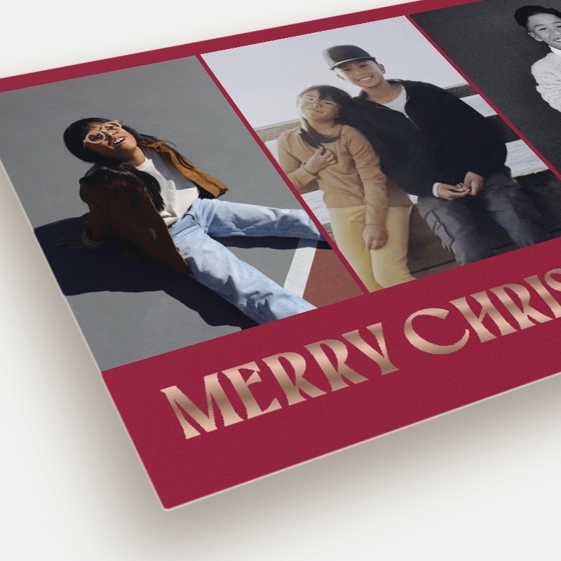 Bold Stack Holiday Card