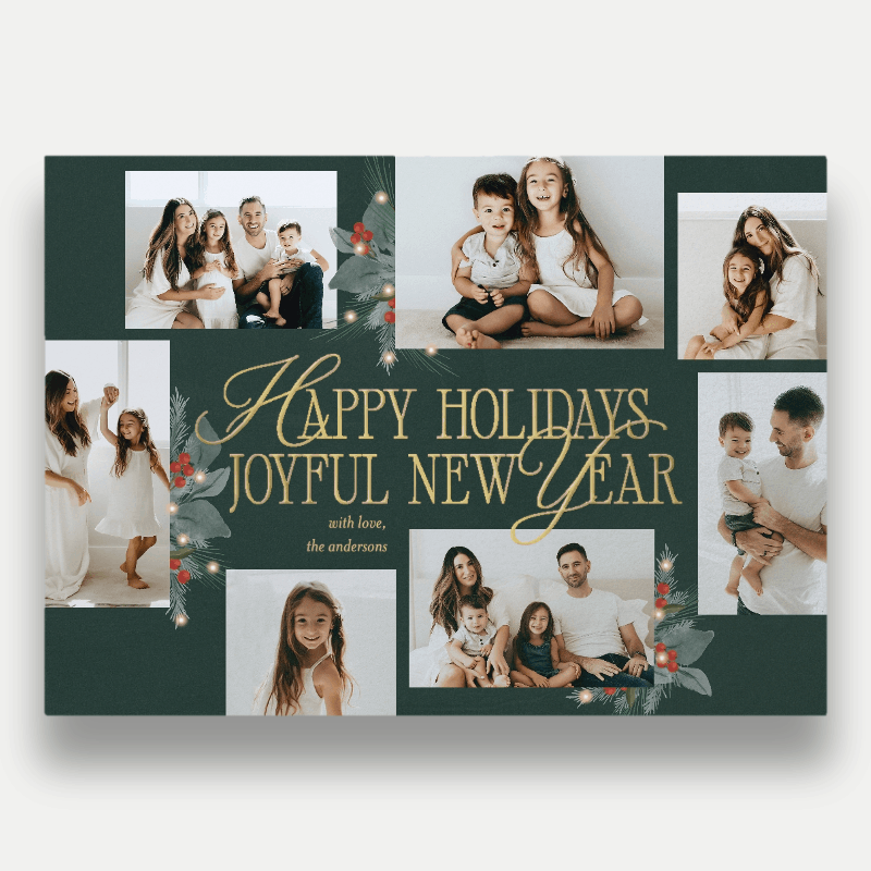 Botanical Sentiment Holiday Card