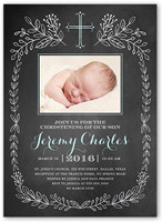 Chalkboard Christening Boy