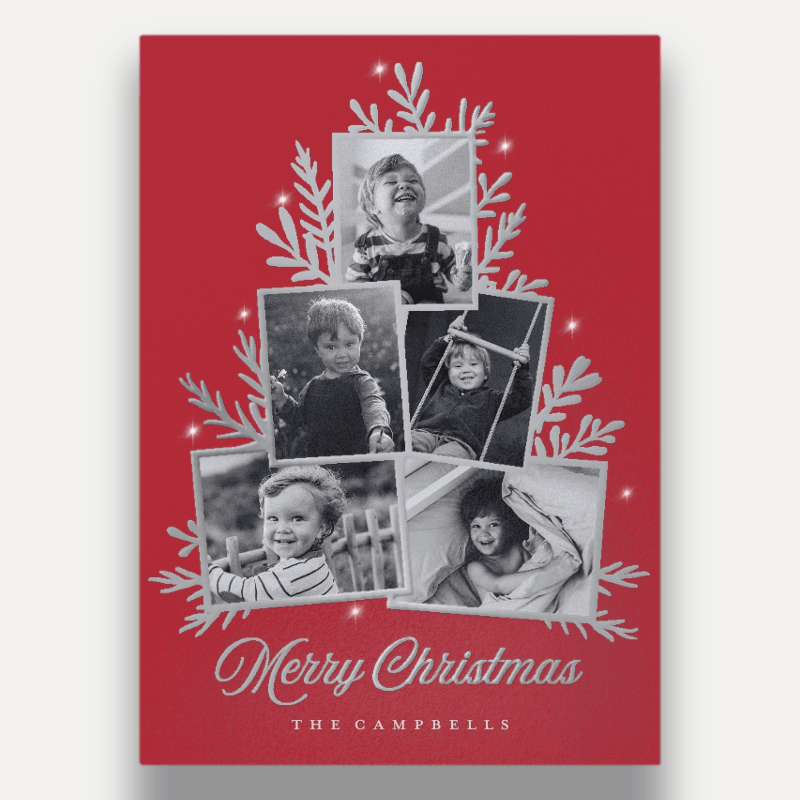 Sprig Tree Holiday Card