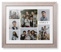 Rustic Picture Gallery Collage Of Seven