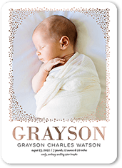 Shimmering Baby Borders