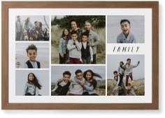 Rustic Picture Gallery Collage Of Seven