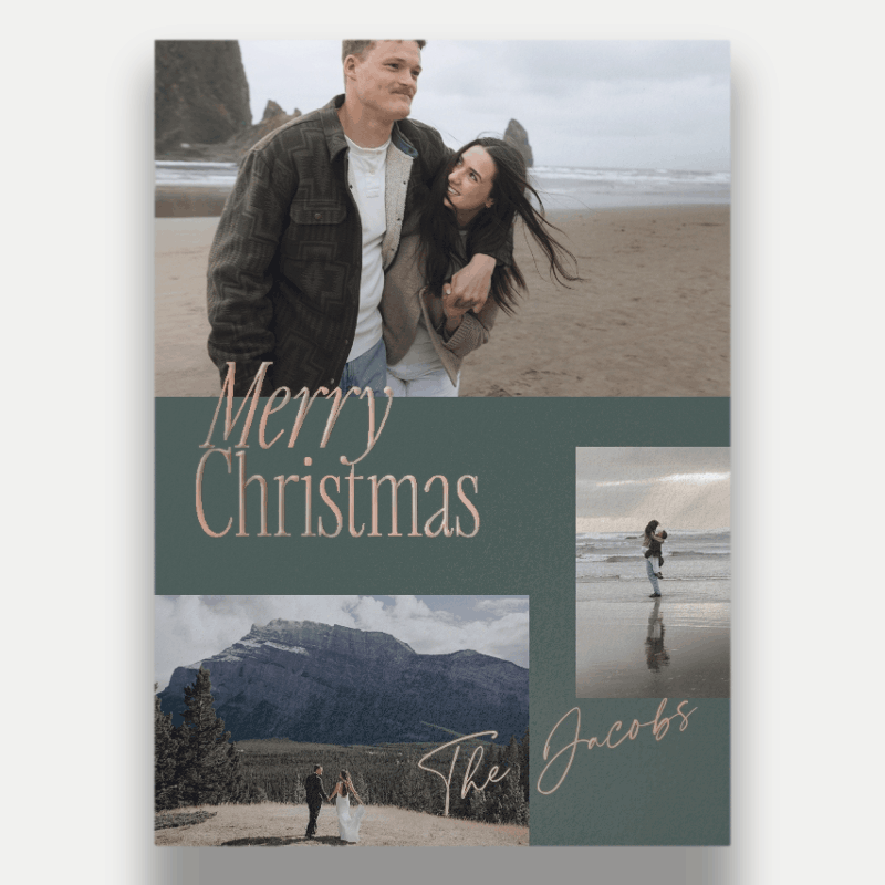 Statement Foil Holiday Card