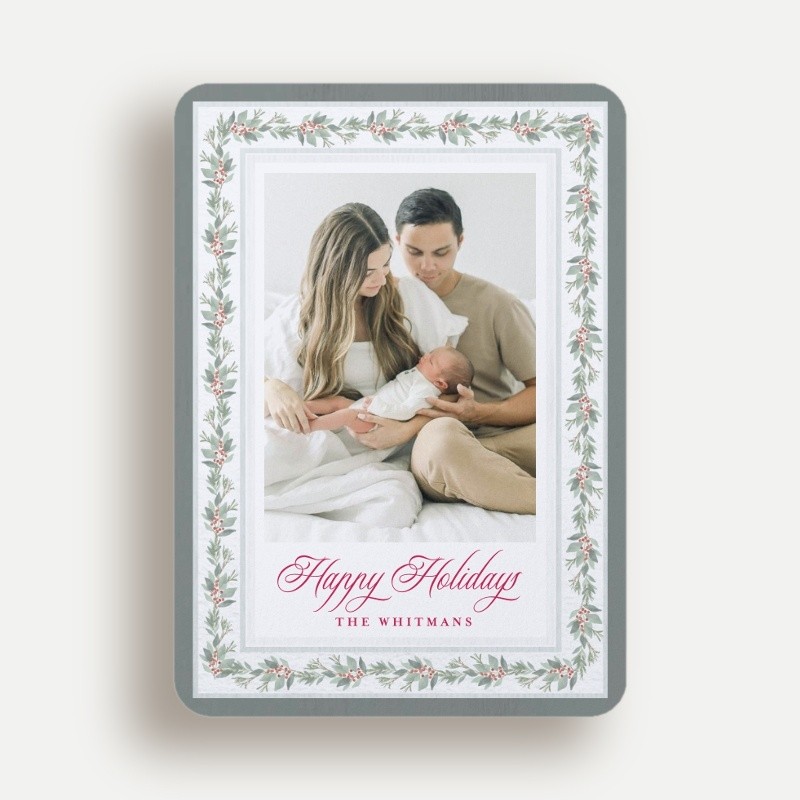 Painted Foliage Holiday Card