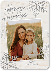 Rustic Foil Snowflakes