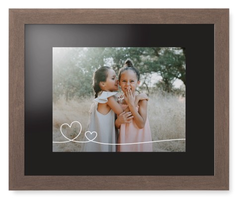 Double Heart Line Art