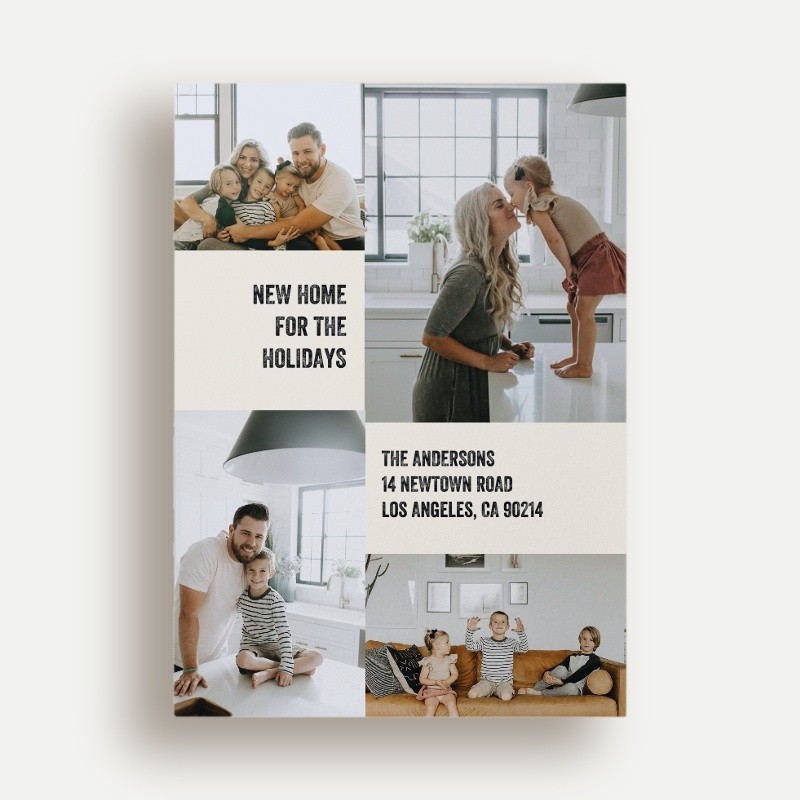 Custom New Address Moving Announcement Cards With Pictures