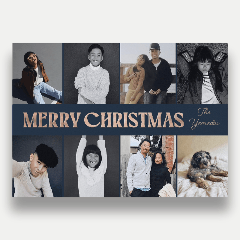 Bold Stack Holiday Card