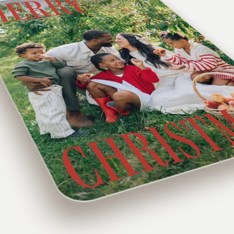 Split Serif Holiday Card