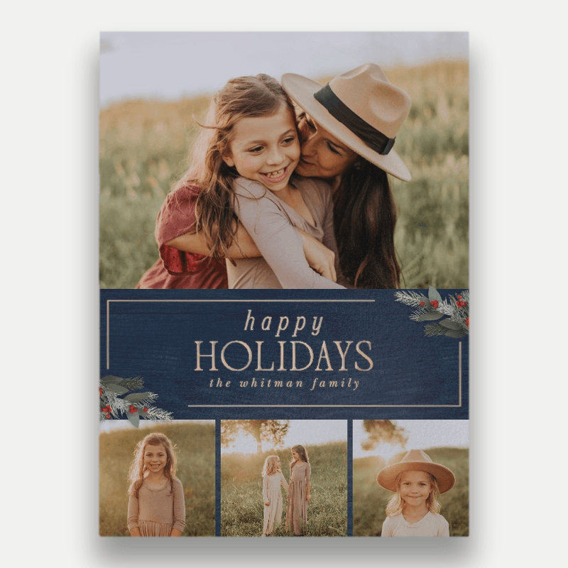 Berry Collage Holiday Card