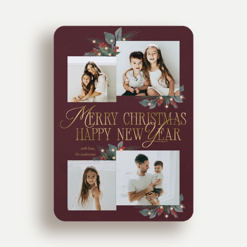 Botanical Sentiment Holiday Card