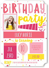 Lively Confetti Girl