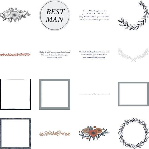 Rustic Wedding 12x12 undefined  Premium Album