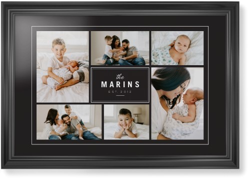 Custom Family Collage Framed Prints For Mother's Day