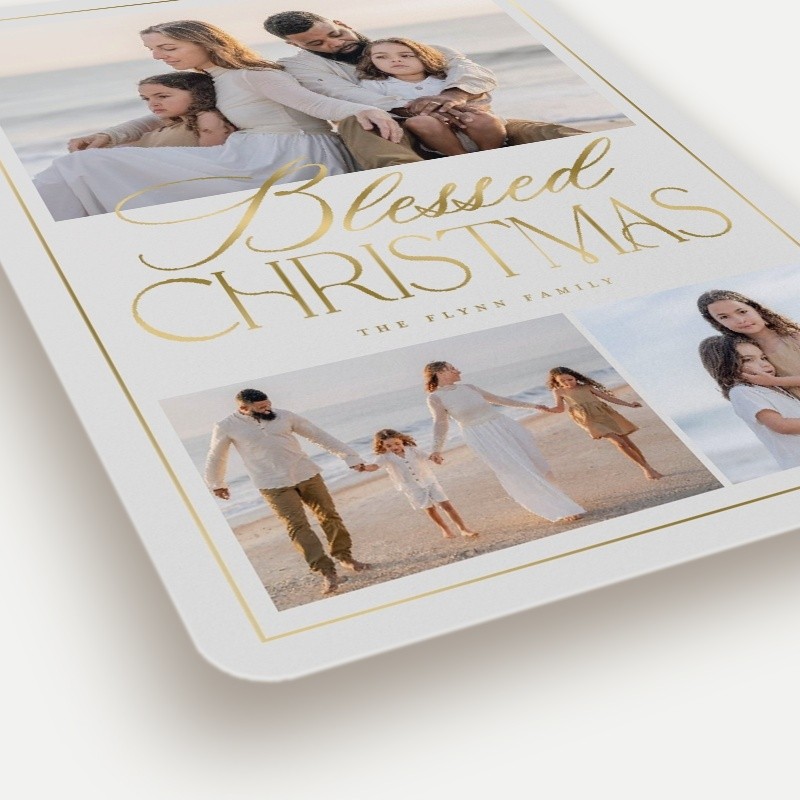 Refined Collage Holiday Card
