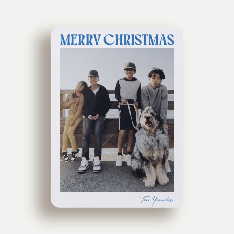 Bold Collage Holiday Card