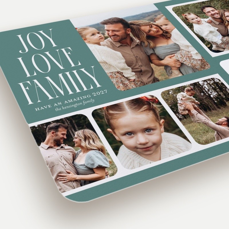 Modern Memories Holiday Card