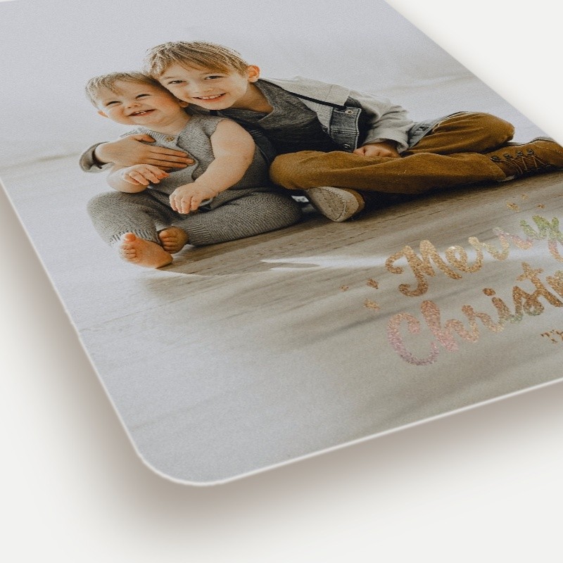 Nostalgic Script Holiday Card