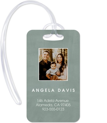 Framed Arch Trio 2x4 Blue  Luggage Tag