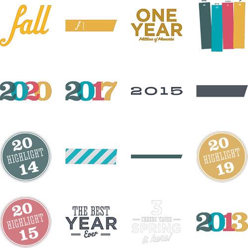 A Year in Color 8x8 undefined  Premium Album