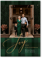 Joyful Holiday Plaid