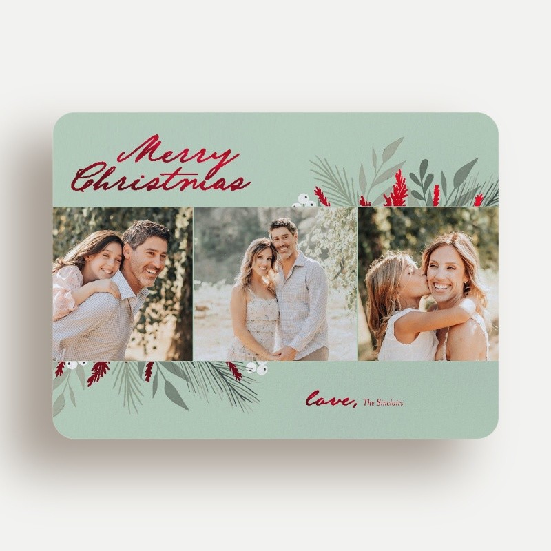 Scattered Botanicals Holiday Card