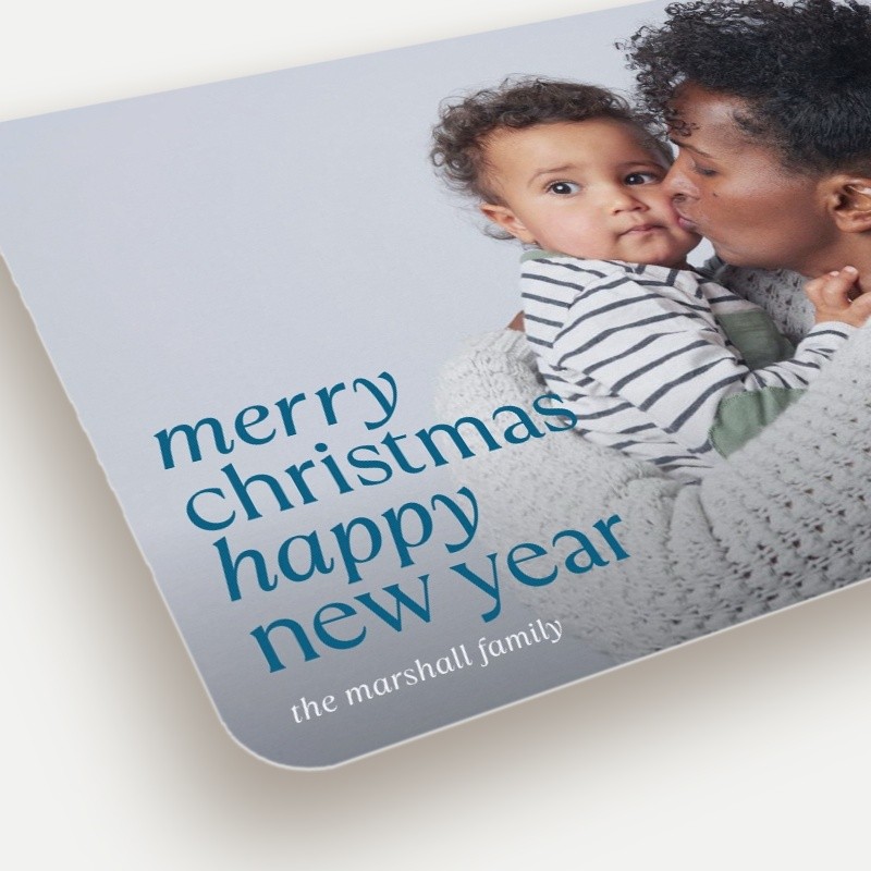 Overlay Script Holiday Card