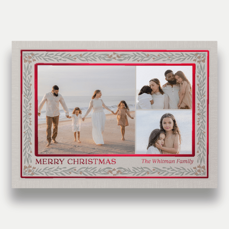 Botanical Vines Holiday Card