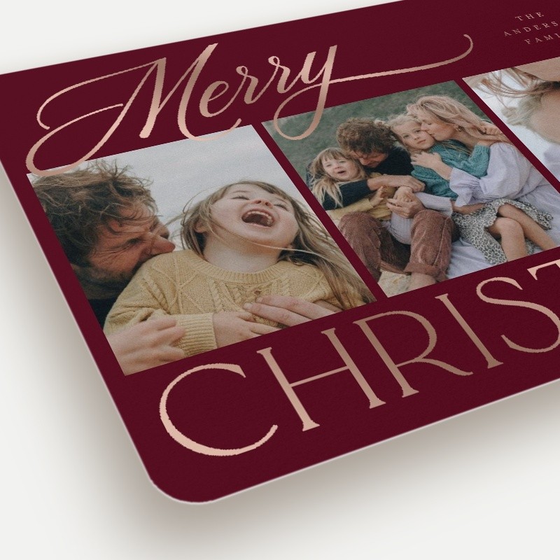 Script Serif Mix Holiday Card