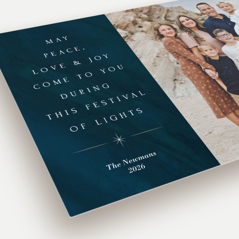 Serene Message Hanukkah Card