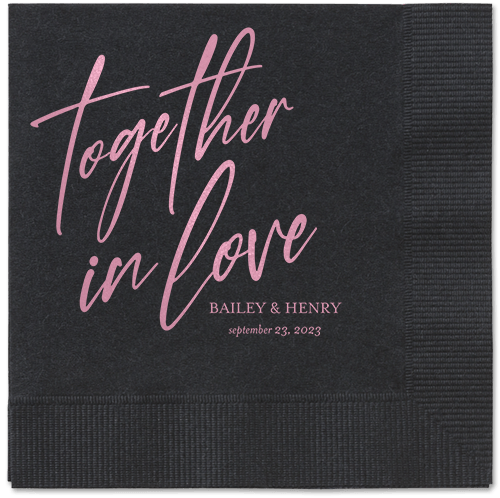 Custom Napkins For August Weddings