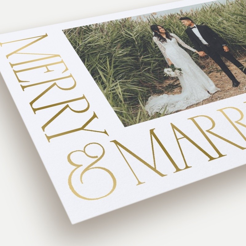 Serif Corner Holiday Card