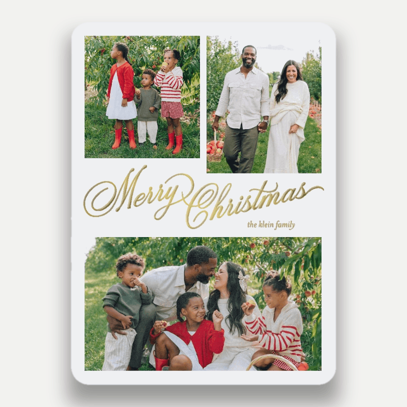 Elegant Gallery Holiday Card