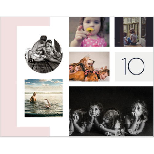 Modern Collage 8x11 undefined  Wall Calendar