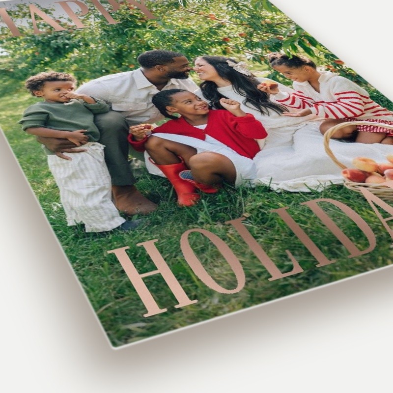 Split Serif Holiday Card